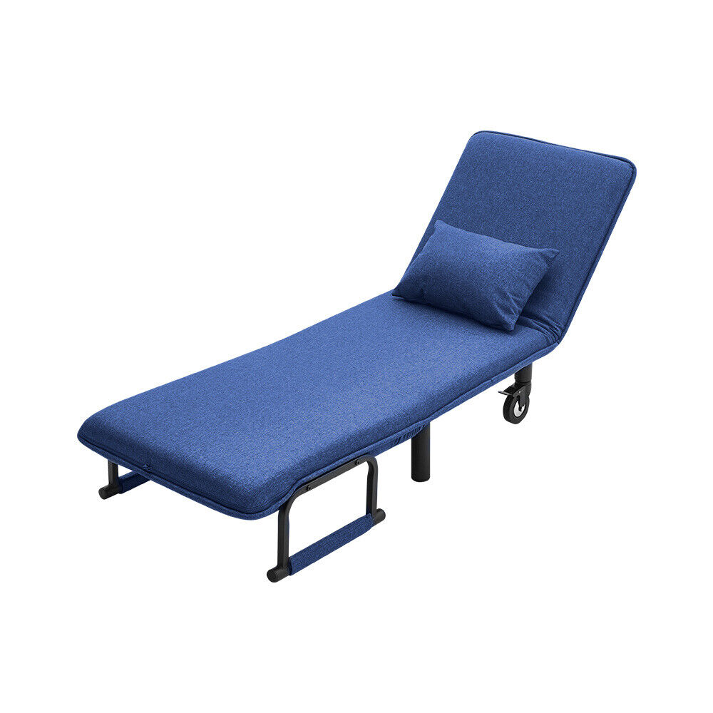 3-in-1 Folding Chair Sofa Bed Single Sleeper Chair Bed Recliner Futon Armchair