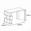Computer Desk Study Table Shelves Home Office Workstation Laptop/Multi-Colours