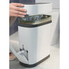Kitchen Rubbish Bin Waste Recycling Baskets Handy Dustbin Lidded Bathroom Slim