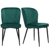 Dining Chairs Set of 2 pcs Kitchen Counter Chairs with Backrest and Padded Seat