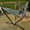 2 Person Hammock with Stand Garden Camping Outdoor Patio Swing Bed Chair