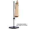 3.3m Patio Offset Cantilever Umbrella Outdoor Round Hanging Market Parasol