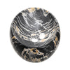 Ceramic Bathroom Vanity Countertop Sink Hand Wash Basin Oval Black Marble Effect
