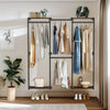 Industrial Pipe Clothing Rack Retail Checkroom Dance Studio Garment Clothes Rail
