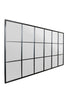 Extra Large Black Window Leaner - Wall Mirror 79" X 47" 200 x 120cm MirrorOutlet