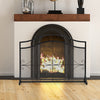 Freestanding Fireplace Screen Guard Spark Mesh Design Fire Guard Fire Panel