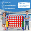Giant 4 in a Row Game Jumbo Connect 4 Garden Games 42 Rings Basketball Hoop Blue