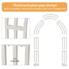 2.6m Free Standing Circular Arch Flower Stand 3 Poles Moon Door Archway Backdrop
