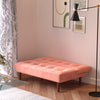 Small Sofa Bed 2 Seater Sofa Fabric Padded Recliner Lounger Sofabed Click-Clack