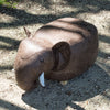 Elephant Animal Shaped Footstool Padded Foot Rest Soft Pouffe Ottoman Cushion