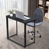 UK Folding Laptop Desk PC Home Office University Metal Frame Study Student Table