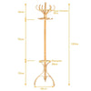 Floor Standing Hat Coat Rack Stand Hanger Umbrella Stand Hall Tree Rack 12 Hook