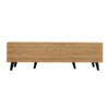 170cm Wood TV Cabinet w/ Drawers & Storage - Modern Lowboard, 170x40x50.5cm
