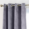 Thick Heavy Velvet Curtains Eyelet Ring Top Fully Lined PAIR of Ready Made Panel