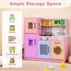 Chef Pretend Play Toy Kids Kitchen Playset w/Water Dispenser-Pink