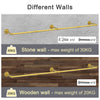 Extra Long Industrial Gold Pipe Clothing Rack Wall Ceiling Clothes Garment Rack
