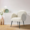 Luxury Teddy Velvet Armchair Accent Padded Seat Chair Occasional Lounge Sofa