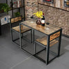 Dining Table for 2 Chairs Kitchen Furniture Set Space Saving Breakfast Table UK