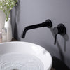 Bathroom Brass Black Concealed Basin Mixer Taps Sink Faucet 360°Swivel Spout