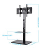 Heavy Duty Floor TV Stand with Mount for 32-65" TVs with 2-Tier Storage Shelves