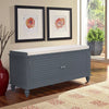Shoe Cabinet Rack Storage 2 Door Padded Seat Cupboard Footwear Stand Wooden Unit