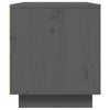 CIADAZ TV Cabinet Grey 80x35x40.5 Solid Wood Pine, Tv Unit, Tv Stand S3P5