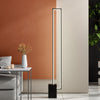 Modern Vertical Square Floor Lamp Reading Light Living Room LED Bulb Lighting UK