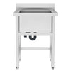 Catering Sink Commercial Kitchen Stainless Steel Single Bowl Drainer Unit