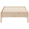Tidyard Bed Frame Bed Base 90x190 Solid Wood Pine Bedstead Base Bedroom F2T8