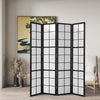 4 Panels Room Divider Wooden Frame Privacy Screen Separator Partition Screening
