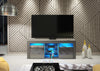 TV Unit Cabinet | TV Stand 145cm | Sideboard with High Gloss Doors | Free LED