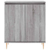 Sideboard Storage Cabinet - Grey Sonoma Engineered Wood with robust Legs A2K7