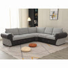 Luxury 2, 3 Seater Linen Fabric Couch Sofa Corner Chaise Settee Living Room Set