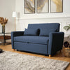 Dahlia Navy Blue 2-Seater Pull Out Sofa Bed - Convertible Sleeper Sofa