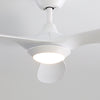 52" Ceiling Fan Chandelier Light 3 Color LED Remote Control Reverse/Timer/6Speed