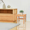 Slatted Bamboo Shower Bench Storage Seat Stool w/ Shelf Safe Comfortable Bath