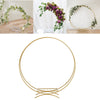 Round Metal Hoop Wedding Flower Stand Balloon Arch Rack Table Centrepiece Decor