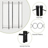 Folding 4 Panels Room Divider Freestanding Wall Privacy Screen Protector