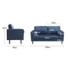 2 Seater Loveseat Velvet Sofa Modern Couch Love Seat Settee Room Apartment Home