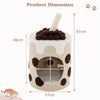 Bubble Tea Cat Tree Tower Cat Condo w/ Scratching Post Kitten Activity Center