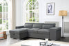 New Universal Corner Sofabed with Storage Adjustable Headrests & Footstools