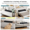Twin Size Bed Wedge Pillow Bolster Trapezoidal Pillow Gap Filler Side Pocket