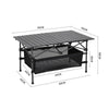 Folding Camping Table with Carry Bag Garden Picnic BBQ Beach Fishing Portable