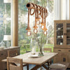 6 Wire Bamboo Hemp Rope Spider Lamp Ceiling Light Fitting Pendant Light Shade