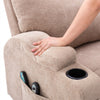 Electric Riser Heated Armchair Power Lift Chair Massage Cinema Recliner Beige