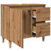 Sink Cabinet Artisan Oak 65x33x60 cm Engineered Wood