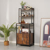 Microwave Stand Retro Kitchen Baker’s Rack Industrial Utility Storage Rack
