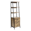 Ladder Shelves Display Cabinet Bookshelf Unit Home Kitchen Living Room Furniture