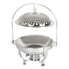 Stainless Steel Chafing Dish with Hook up 6L Round Catering Warmer Server for