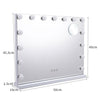 Large Hollywood Vanity Makeup Mirror With Lights Wall Mount Tabletop 10X Magnif